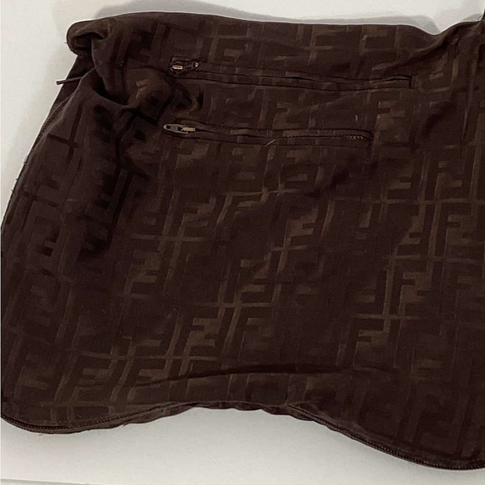Fendi Brown Monogram pouch